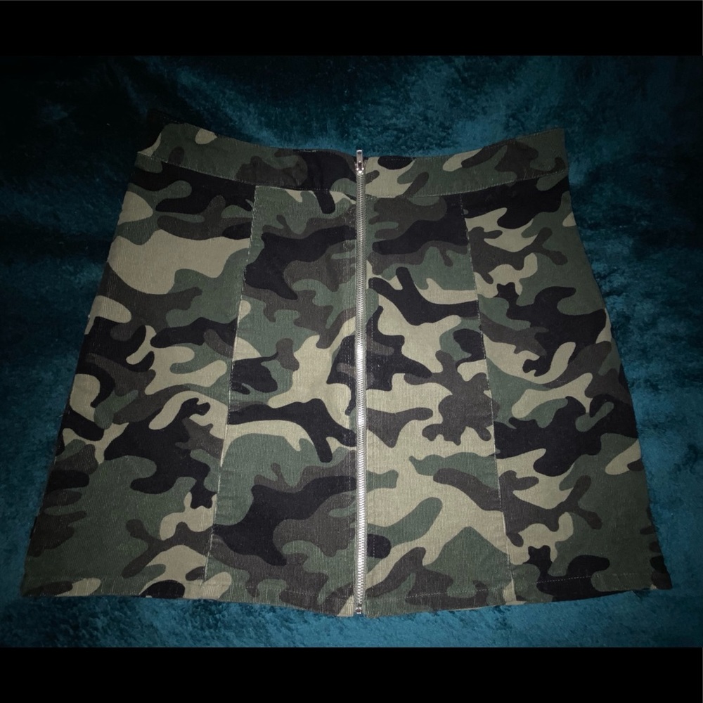 Charlotte Russe Camouflage Mini Skirt